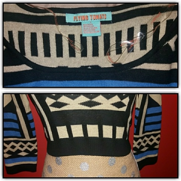 Flying Tomato Knit Crop Top - Picture 4 of 4